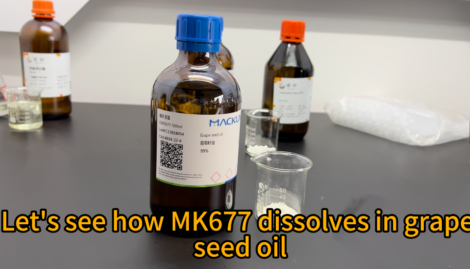 1 1g mk677 and grapseed oil