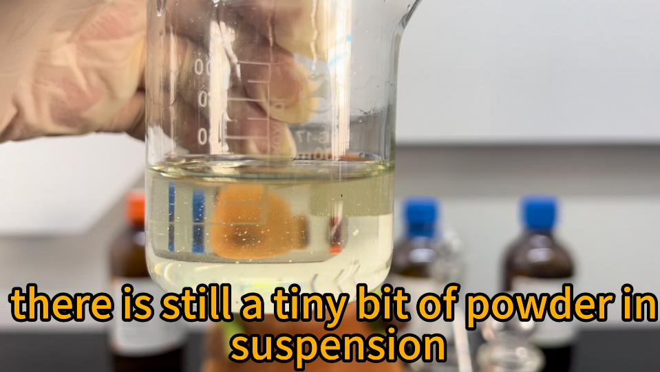 14 a bit of powder suspension